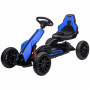 GoKart Trampbil För Barn 3-8 år Blå 100 x 58 x 59 cm
