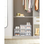 x8 Stapelbara Förvaringslådor med Lock à 33,3 x 23 x 14 cm Transperant