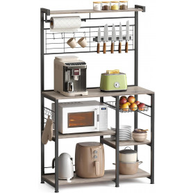 Köksmodul med Bänk, Flera Hyllor, Rullhållare, Knivmagnet, Krokar 9...