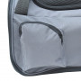 Transportväska För Husdjur- 4 kg, 41 x 34 x 30 cm Vikbar Grå