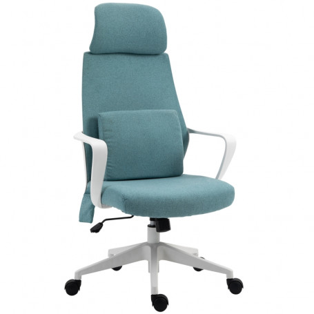 Ergonomisk Kontorsstol med Massagekudde Blå