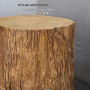 Sidobord Trädstubbe-Stil Brun 37 x 37 x 43 cm