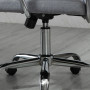 Ergonomisk Kontorsstol med Nackstöd Nordic Style - Ljusgrå
