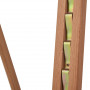 Vikbart Staffli Trä Studiostafli Justerbart, Natur 53 x 50,5 x 171-230 cm
