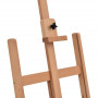 Vikbart Staffli Trä Studiostafli Justerbart, Natur 53 x 50,5 x 171-230 cm
