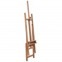 Vikbart Staffli Trä Studiostafli Justerbart, Natur 53 x 50,5 x 171-230 cm