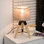 Bordslampa Stativ Grå / Trä H, 45 cm