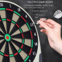 Elektronisk Darttavla med LCD-skärm, 6 Dart,18 spel,159 Träffaltern...