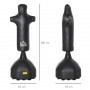 Stående Boxningssäck Heavy Duty För Vuxen, 180 cm Kroppsform Svart