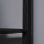 Hörn Golvlampa med 3 Hyllplan, Svart/Vit H.159 cm