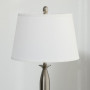 Set med Golvlampa och x2 Bordslampor Elegant Rostfritt Stål