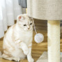 Klösträd H.50 cm med Kattgrotta och Boll Leksak, Beige