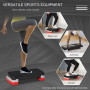 Aerobic Stepper 2-Stegs Höjdjusterbar 68 x 28 x 15 cm Svart - Grå -...