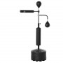 Stående Boxningsställning med 2 Speed ​​​​Balls med Reflexstång, 160-230 cm Höjdjusterbar