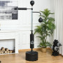 Stående Boxningsställning med 2 Speed ​​​​Balls med Reflexstång, 160-230 cm Höjdjusterbar