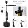 Stående Boxningsställning med 2 Speed ​​​​Balls med Reflexstång, 160-230 cm Höjdjusterbar