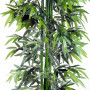 Konstgjord Växt Bambu H. 180 cm Grön - Svart