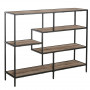 Konsolbord Industriell  Greige Svart Flera-nivåer 120 x 32 x 95 cm