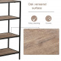 Konsolbord Industriell  Greige Svart Flera-nivåer 120 x 32 x 95 cm