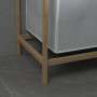 Tvättkorg Ställ med 2 Tvättpåsar 63,5 x 33 x 73 cm Bambu