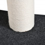 Katträd Klättervägg  66 x 28 x 137 cmLjusgrå + Beige