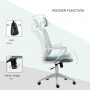 Kontorsstol Ergonomisk Turkos / Vit 63 x 64 x 118-128 cm