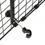 Hundgaller till Bil Metall Svart Justerbar (91-152) x 30 cm
