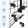 Hundgaller till Bil Metall Svart Justerbar (91-152) x 30 cm