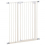 Hundgrind Utan Borrning 74 - 102 cm Metall Vit