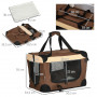 Transportväska För Husdjur 50,5 x 33,5 x 35 cm Brun - Beige