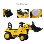 Gåbil Sparkbil Bulldozer 3-i-1 Med Skopa & Lagring – 80×26,5×39 Cm,...