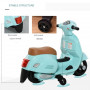 Elmotorcykel för Barn VESPA Grön 18-36 Månader