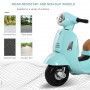Elmotorcykel för Barn VESPA Grön 18-36 Månader