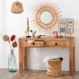 Sidobord 2-Set i Rep Naturlig - Bambu