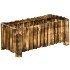 Blomlåda på Ben 78 x 35 x 30 cm Brun Trä