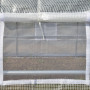 Tunnel Växthus 4 x 3 x 2 meter Vit