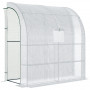 Vägg Växthus Vit 200 x 100 x 215 cm