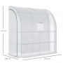 Vägg Växthus Vit 200 x 100 x 215 cm