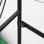Växtställ Metall 3 Hyllor 95 x 63 x 72 cm Metall Svart