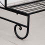 Växtställ Metall 3 Hyllor 95 x 63 x 72 cm Metall Svart