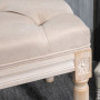 Sittbänk / Sängbänk Vintage Beige 80 x 40 x 43 cm