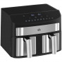 Varmluftsfritös Dubbel Airfryer 2 Korger 8 Liter