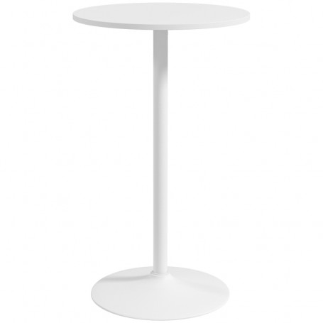 Barbord Rund Vit 60 x 60 x 102 cm