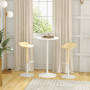 Barbord Rund Vit 60 x 60 x 102 cm