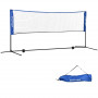 Badmintonnät Höjdjusterbart 310 x 103 x 107-155 cm