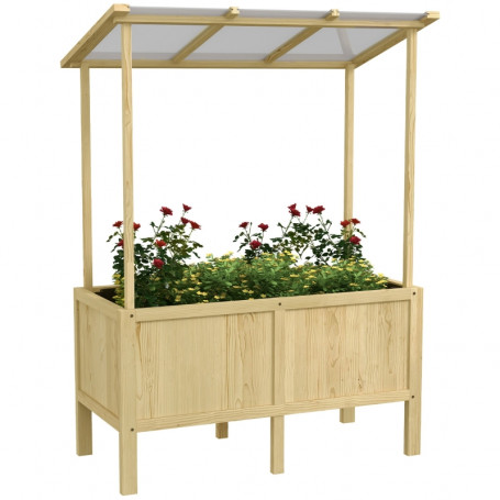 Odlingslåda med Tak 110 x 60 x 152 cm