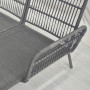 Loungesoffa med Bord Boho Grå