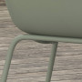 Trädgårdsstolar 4 st Grön Skandi Stil