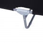 Solstol med Justerbart Ryggstöd 187 x 55 x 24 Svart