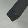 Utebord 6 Personer 145 x 85 x 72 cm Metall - Plast (Trä-mönstrad)